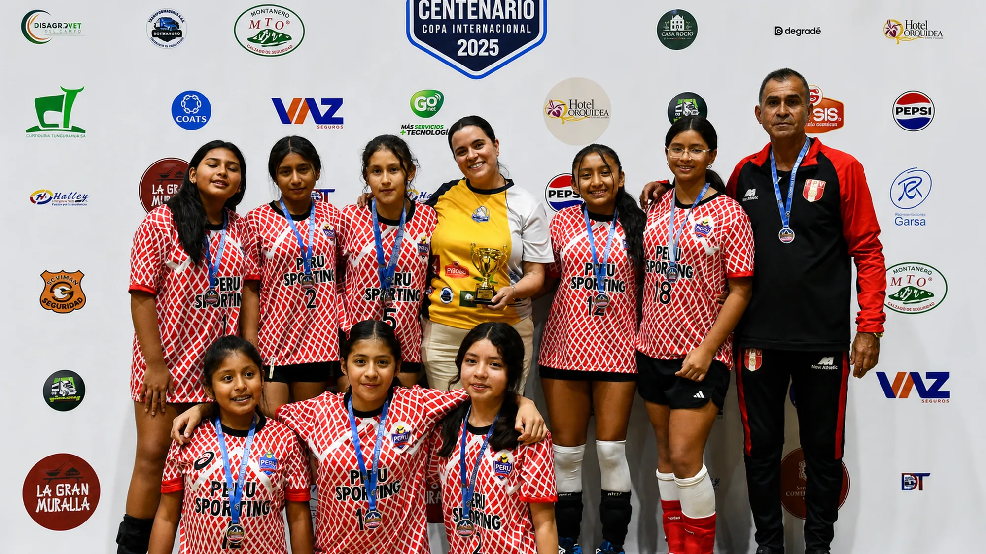 Equipo premiado de Perú Sporting